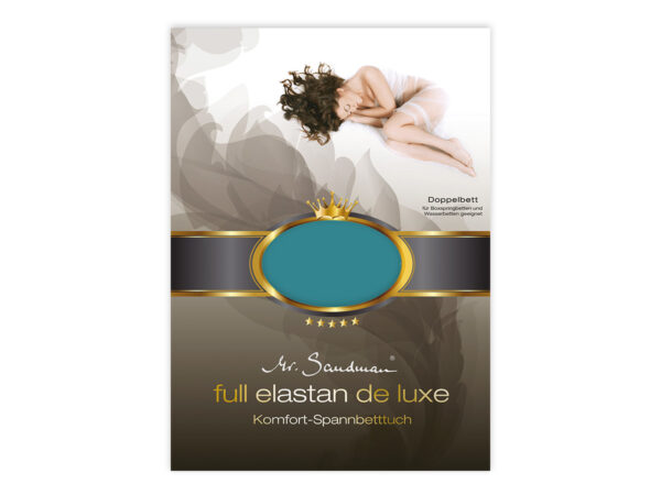 Elastan de Luxe 180-200x200-220cm  348 SMARAGT