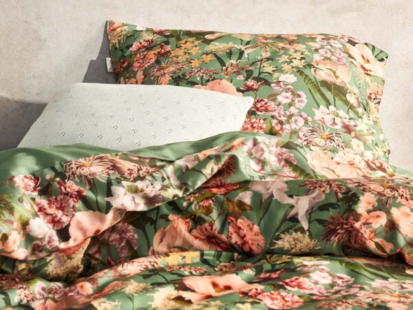 Noleste Duvet cover Greenish  1p set 140x220+60x70 - Afbeelding 4