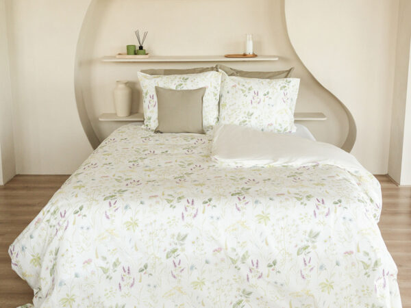 Nature DBO Percal 200tc Groen 240 x 200/220 cm (incl 2 slopen)