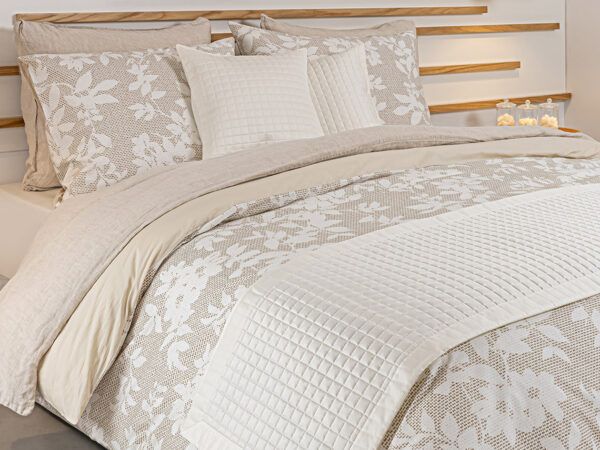 Porto DBO Percal 400tc Beige 140 x 200/220 cm (incl 1 sloop)
