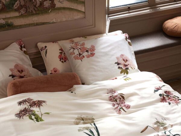 Annebella Duvet cover Vanilla  2p set 240x220+2/60x70 - Afbeelding 3