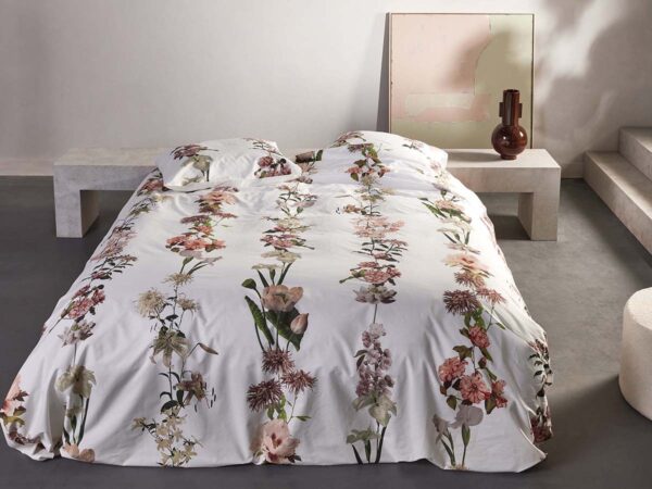 Dorena Duvet cover White 1p set 140x220+60x70 - Afbeelding 2