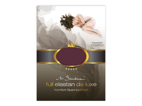 Elastan de Luxe 140-160 x 200-220 cm 291 AUBERGINE