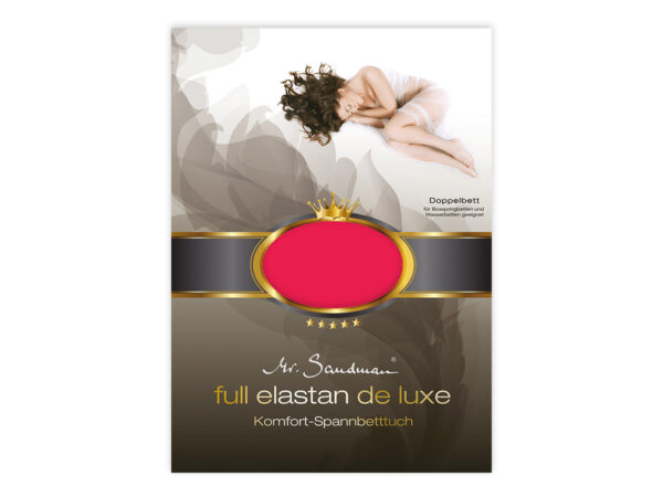 Elastan de Luxe 220 x 220 cm 260 SCHARLACH