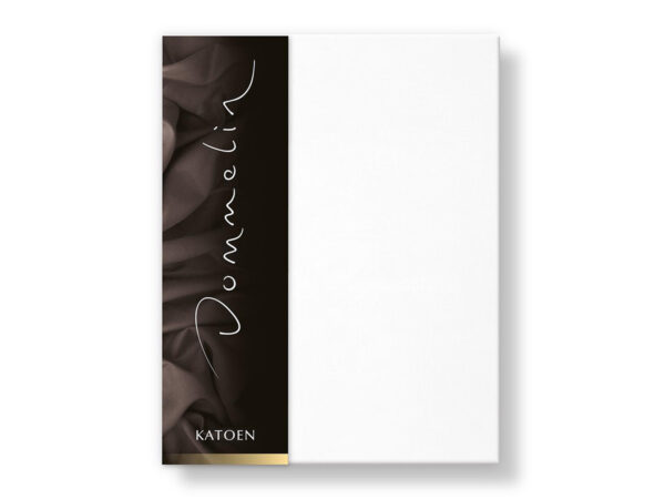 Hoeslaken katoen 510 wit 90 X 210 X 30cm