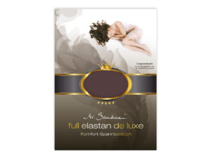 Elastan de Luxe 180-200x200-220cm  281 SCHOKO