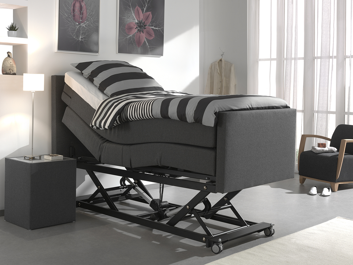 Boxspring Basic Hooglaag met pocketbinnenvering 1-persoons