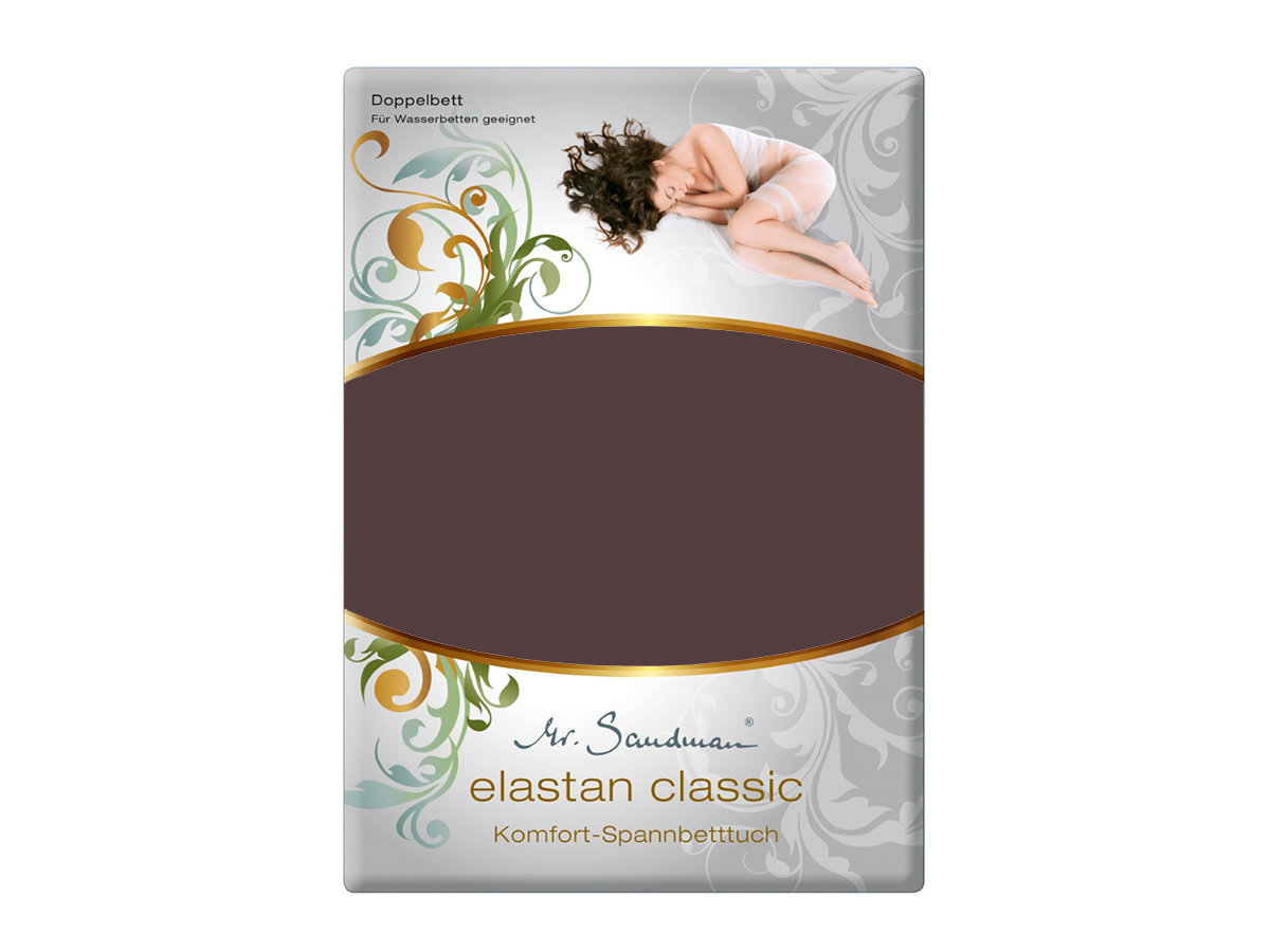 Elastan Classic Toppers 180 x 200-210 cm / 5-12 cm 281 SCHOKO