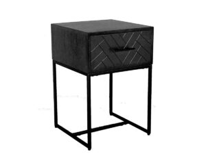 Nachtkastje Jailey zwart