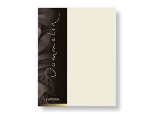 Hoeslaken katoen 528 Ecru 100 X 200 X 30cm