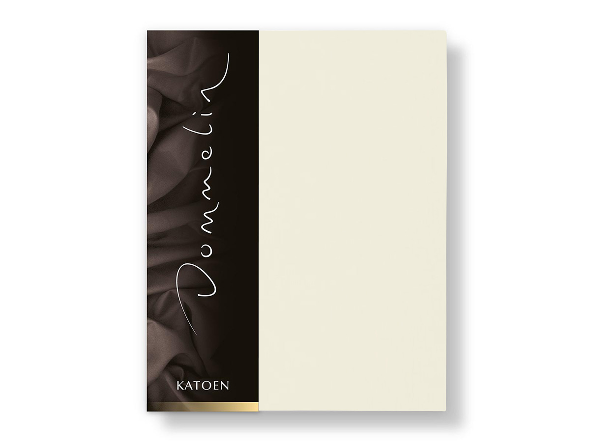 Hoeslaken katoen 528 Ecru 160 X 200 X 30cm