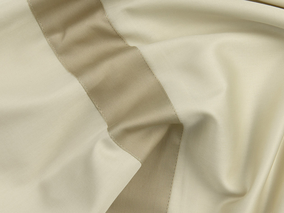 Listra DBO Satijn 300tc Beige-Kaki 260 x 200/220 cm (incl 2 slopen) - Afbeelding 3