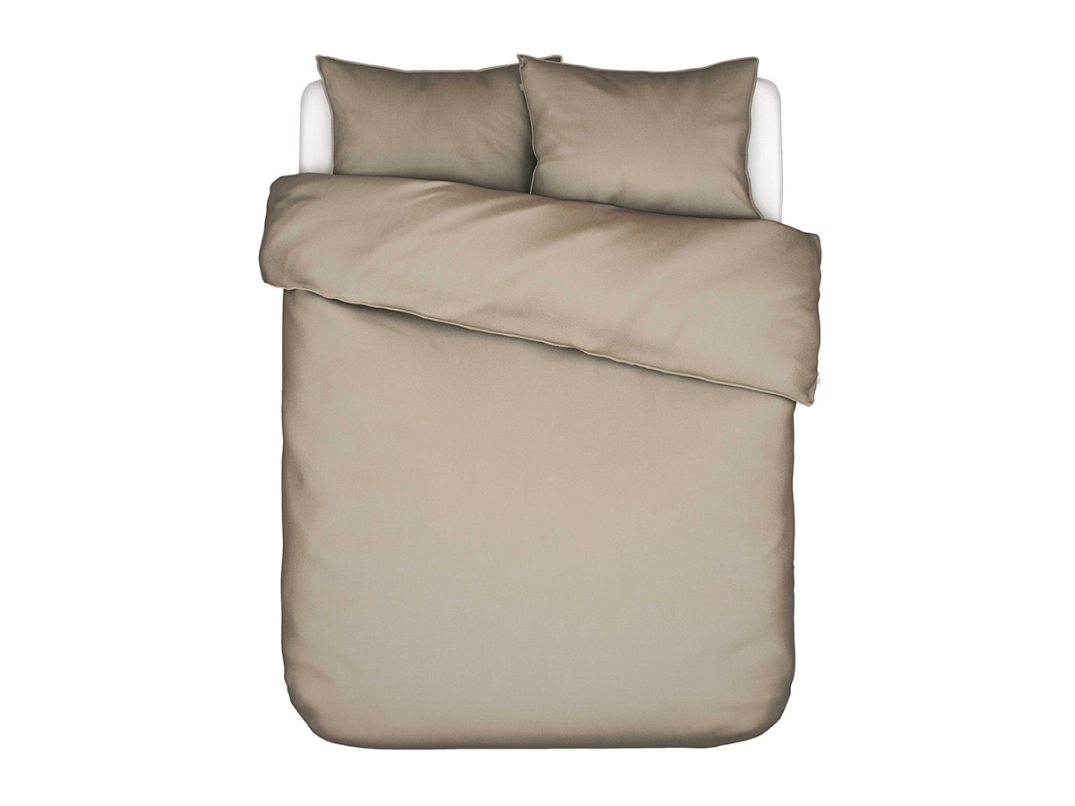 Minte Duvet cover Taupe 2p set 240x220+2/60x70