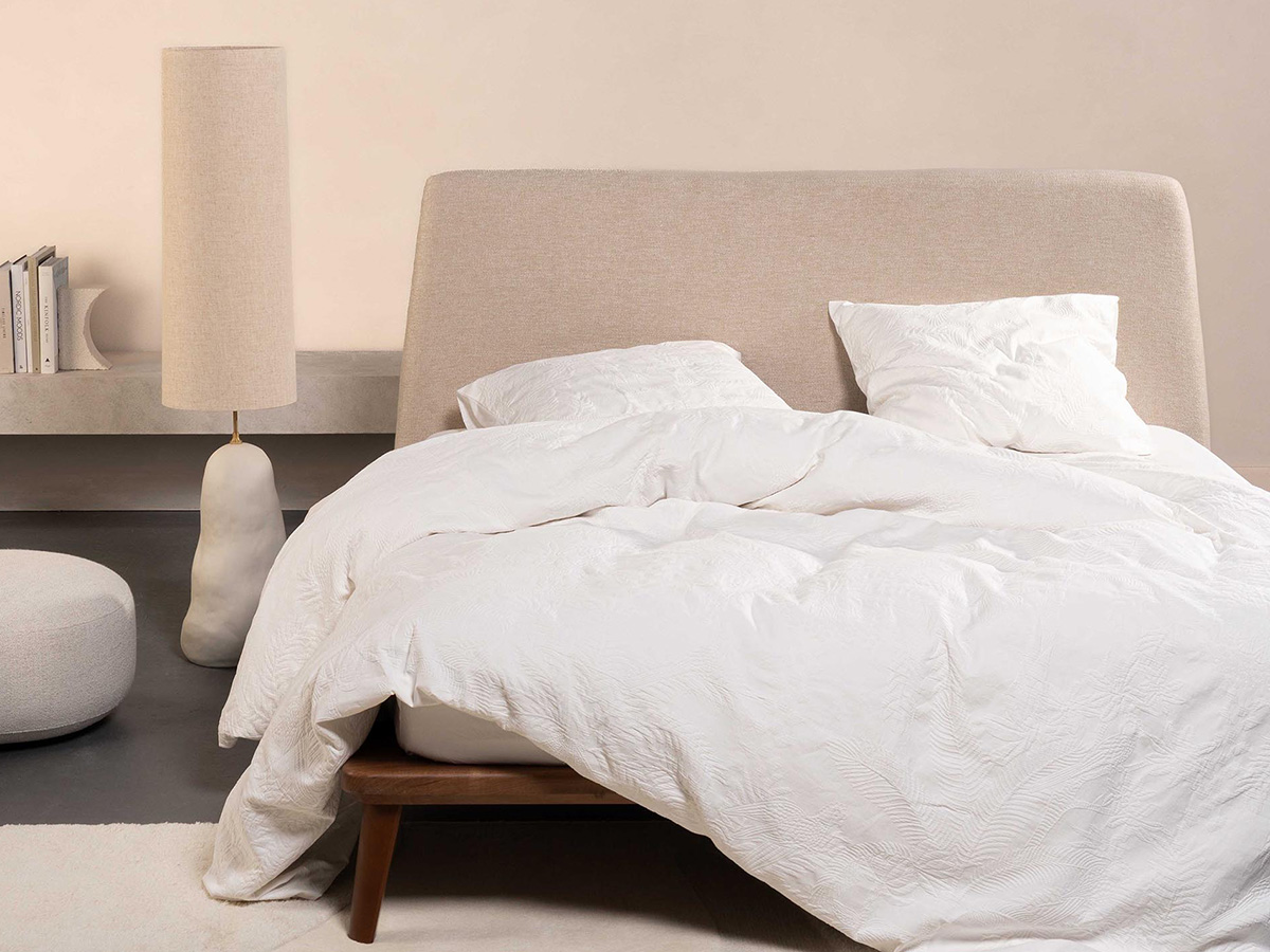 Palma Duvet cover White 2p set 240x220+2/60x70 - Afbeelding 2