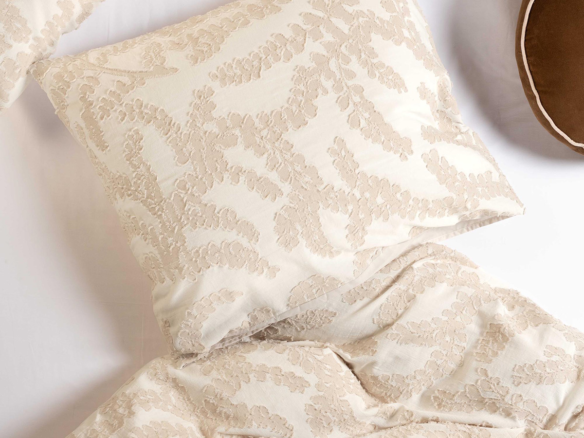 Eleria Duvet cover Oatmeal 2p set 240x220+2/60x70 - Afbeelding 3