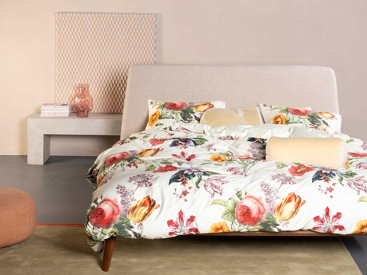 Florea Duvet cover Vanilla 1p set 140x220+60x70