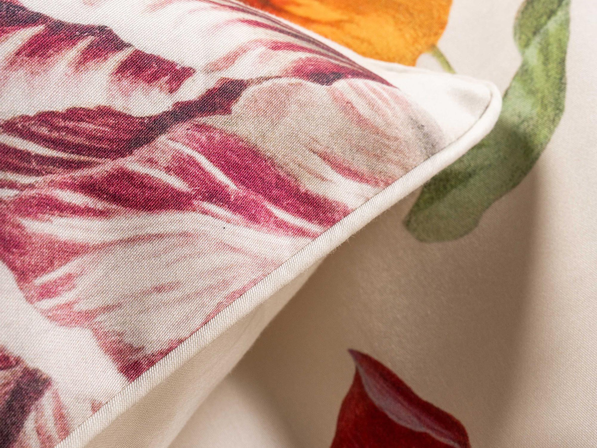 Florea Duvet cover Vanilla 1p set 140x220+60x70 - Afbeelding 3