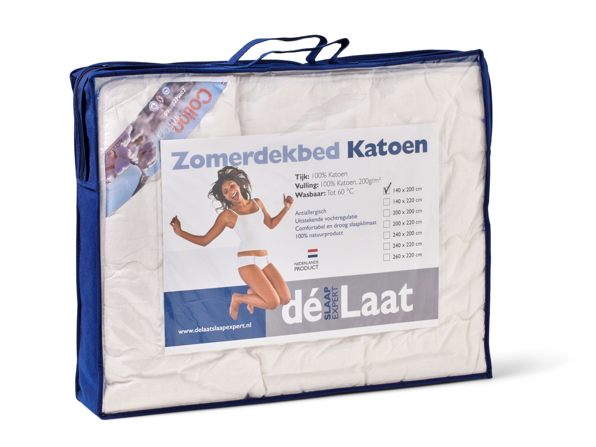 Katoenen zomer dekbed 140 X 220 - Afbeelding 3