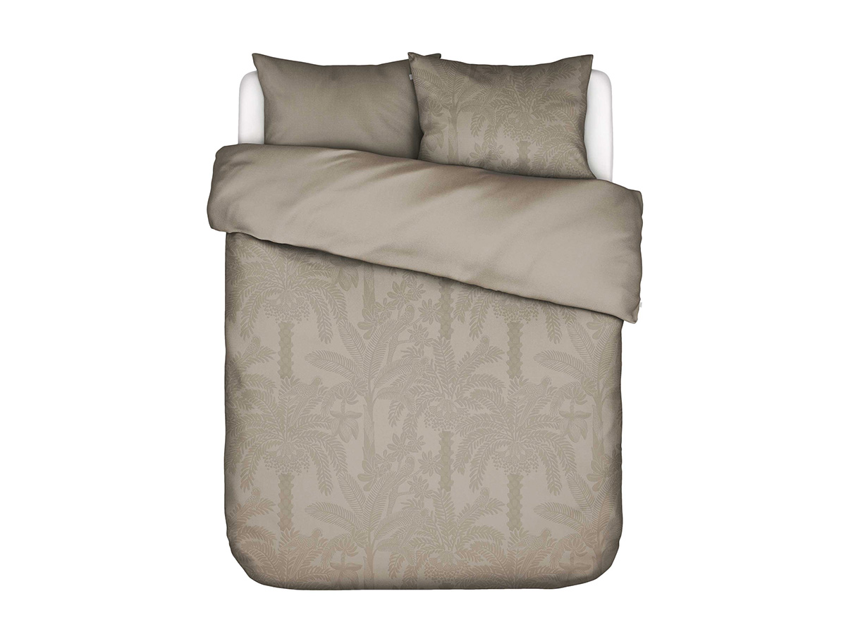 Palma Duvet cover Taupe 1p set 140x220+60x70