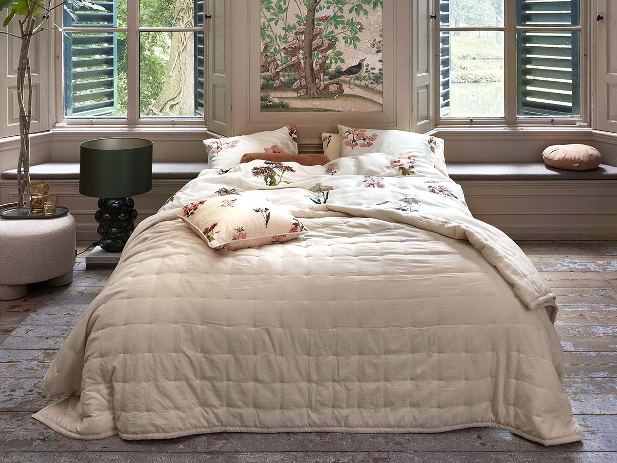 Annebella Duvet cover Vanilla 2p set 240x220+2/60x70 - Afbeelding 2