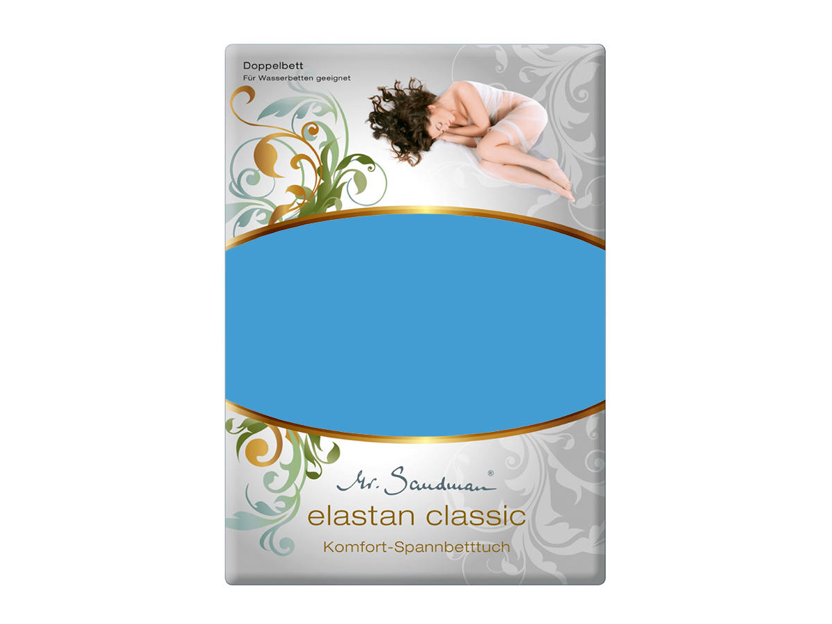 Mr Sandman Hoeslaken Jersey Elastan Classic – Petrol | 90-100x200-220 cm | Hoogte 35 cm