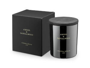 Candle in glass Amber & Sandalwood 230 gr.