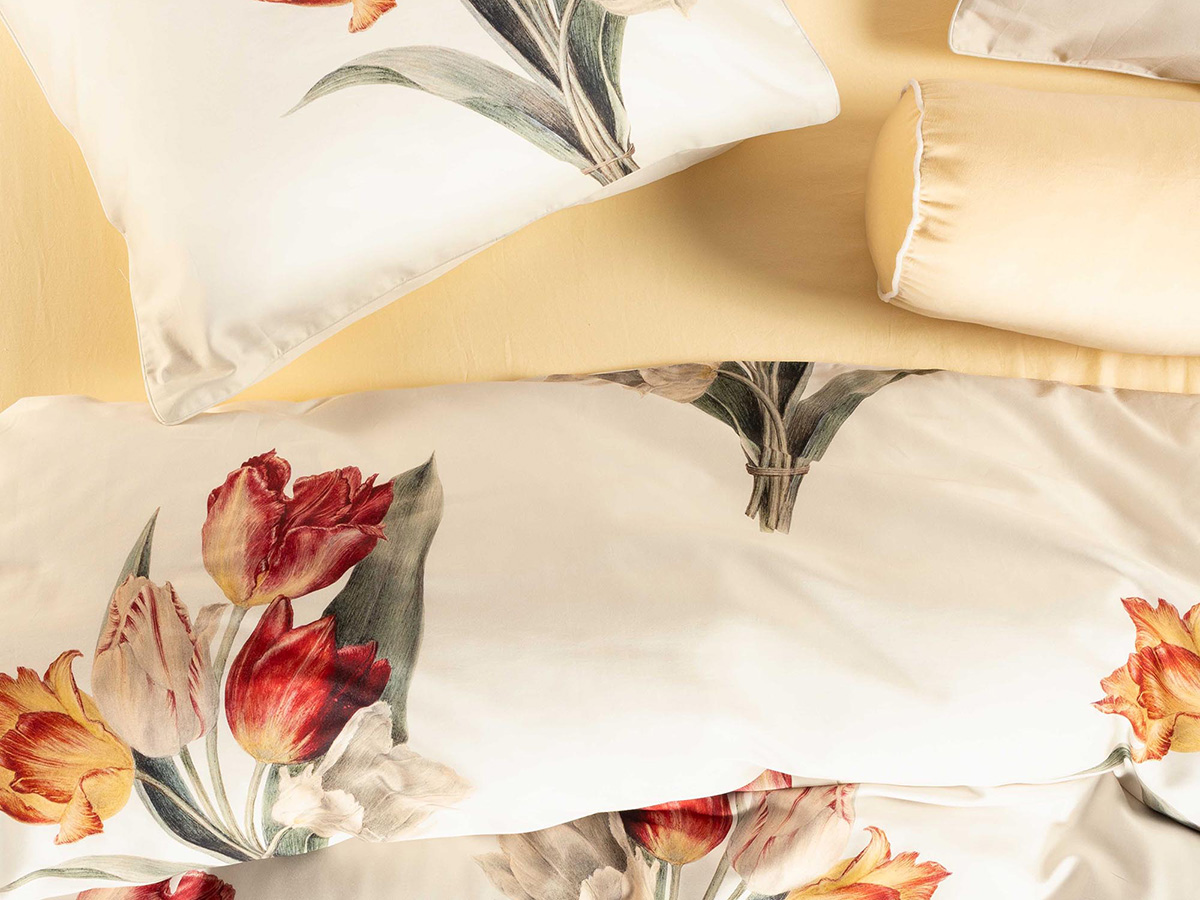 Tosca Duvet cover Vanilla 2p set 240x220+2/60x70 - Afbeelding 2