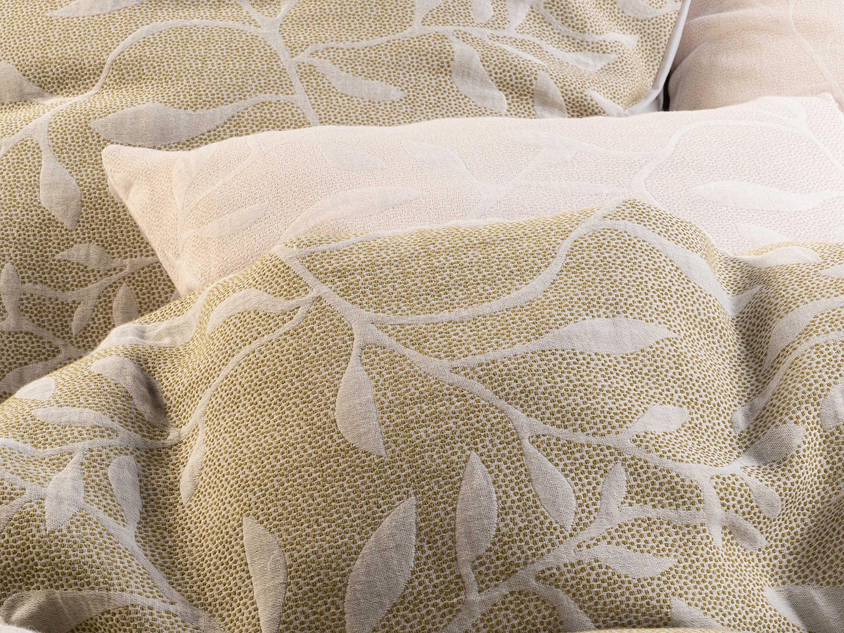 Willow Duvet cover Stone gray 1p set 140x220+60x70 - Afbeelding 3