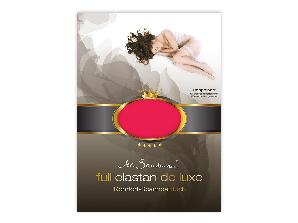 Elastan de Luxe 90-100 x 200-220 cm 260 SCHARLACH