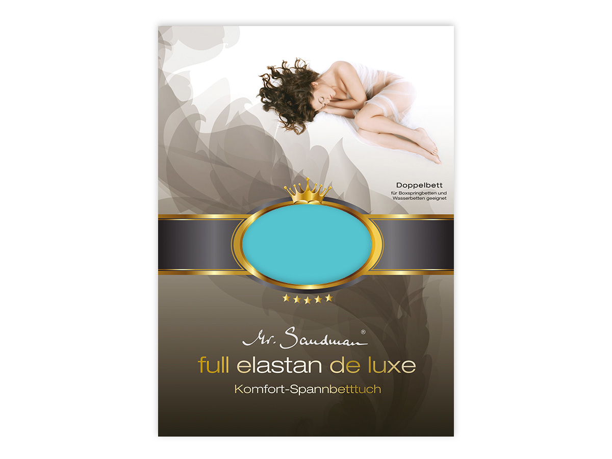 Elastan de Luxe 90-100 x 200-220 cm 251 TÜRKIS