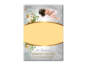 Mr Sandman Hoeslaken Jersey Elastan Classic Topper – Gold | 180x200-210 cm | Hoogte 5-12 cm