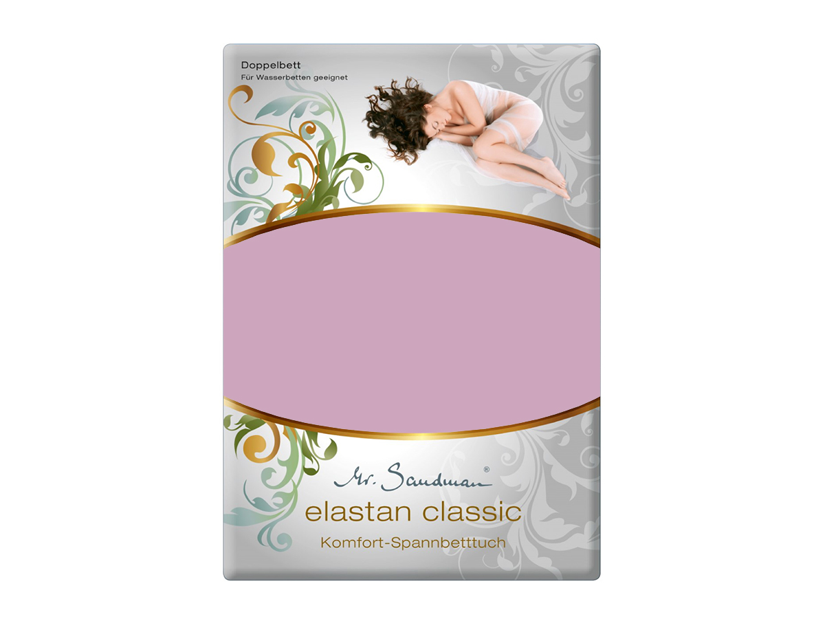 Mr Sandman Hoeslaken Jersey Elastan Classic – Diestel | 180-200x200-220 cm | Hoogte 35 cm