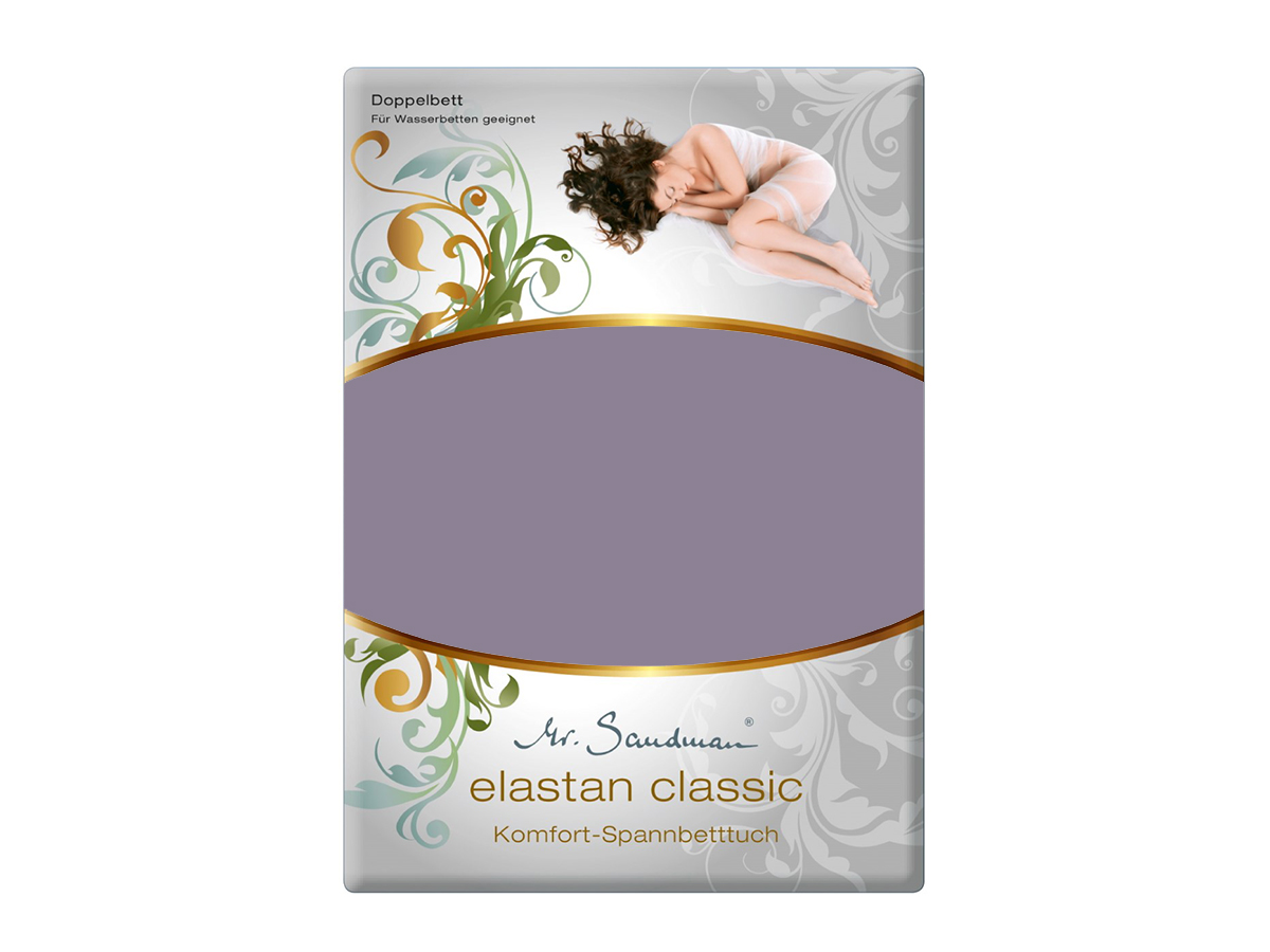 Mr Sandman Hoeslakens Elastan Classic Split NL Topper 90 cm - Antrazith | 180x220 cm | Hoogte 5-12 cm