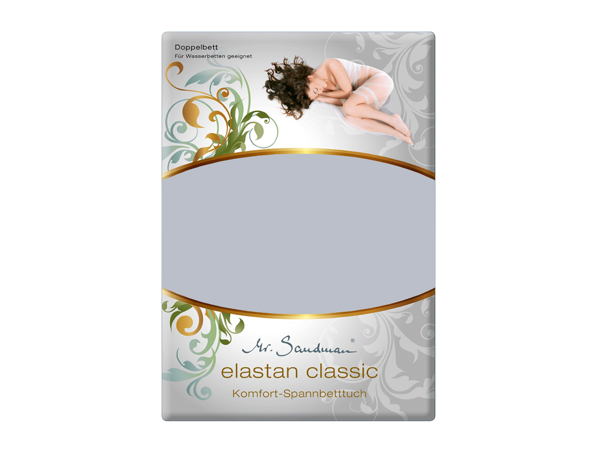 Mr Sandman Hoeslaken Jersey Elastan Classic – Grafit | 120-130x200-220 cm | Hoogte 35 cm