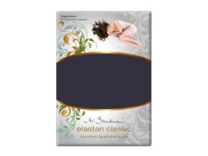 Mr Sandman Hoeslaken Jersey Elastan Classic – Schwarz | 90-100x200-220 cm | Hoogte 35 cm
