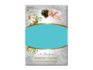 Mr Sandman Hoeslaken Jersey Elastan Classic Topper – Türkis | 180x200-210 cm | Hoogte 5-12 cm
