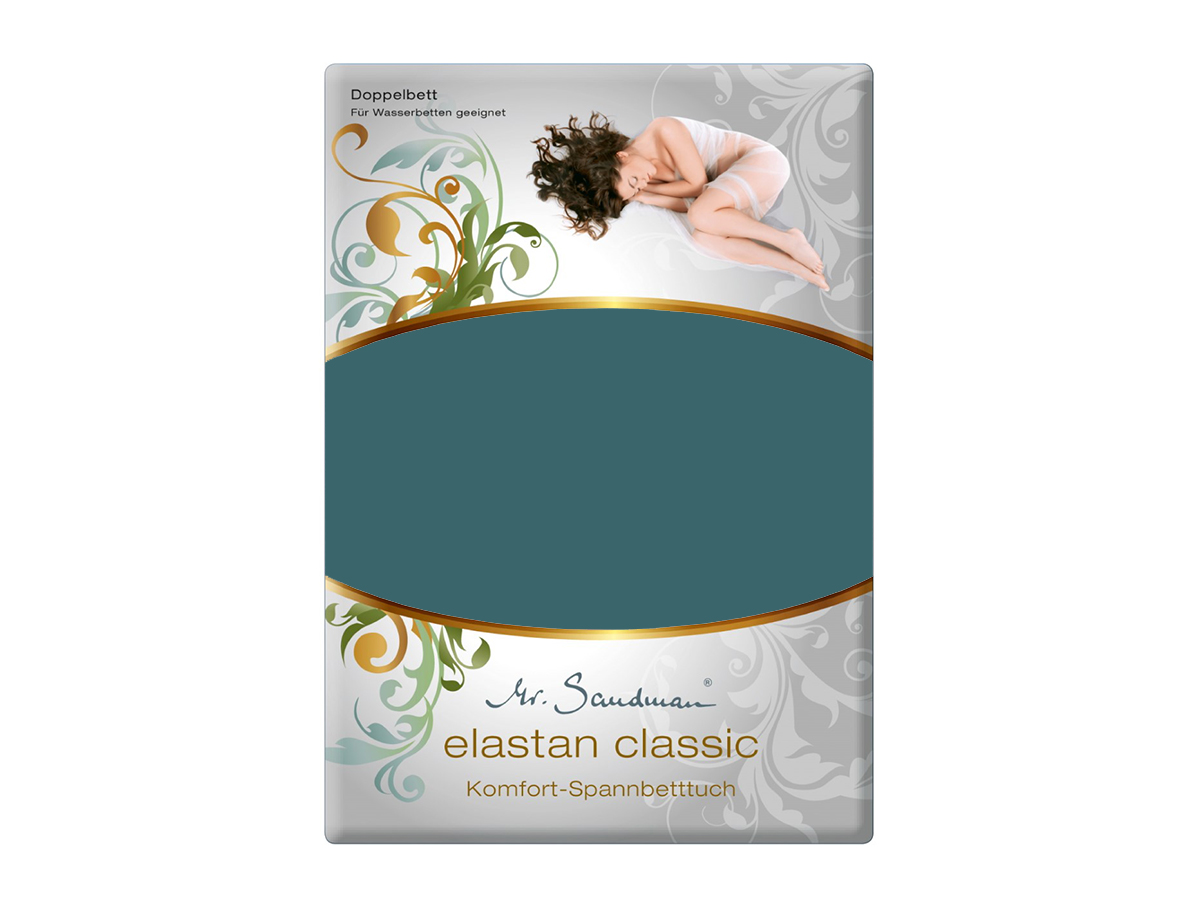 Mr Sandman Hoeslaken Jersey Elastan Classic Topper – Moos | 140x200-210 cm | Hoogte 5-12 cm