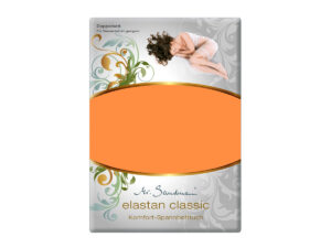 Mr Sandman Hoeslaken Jersey Elastan Classic – Orange | 140-160x200-220 cm | Hoogte 35 cm