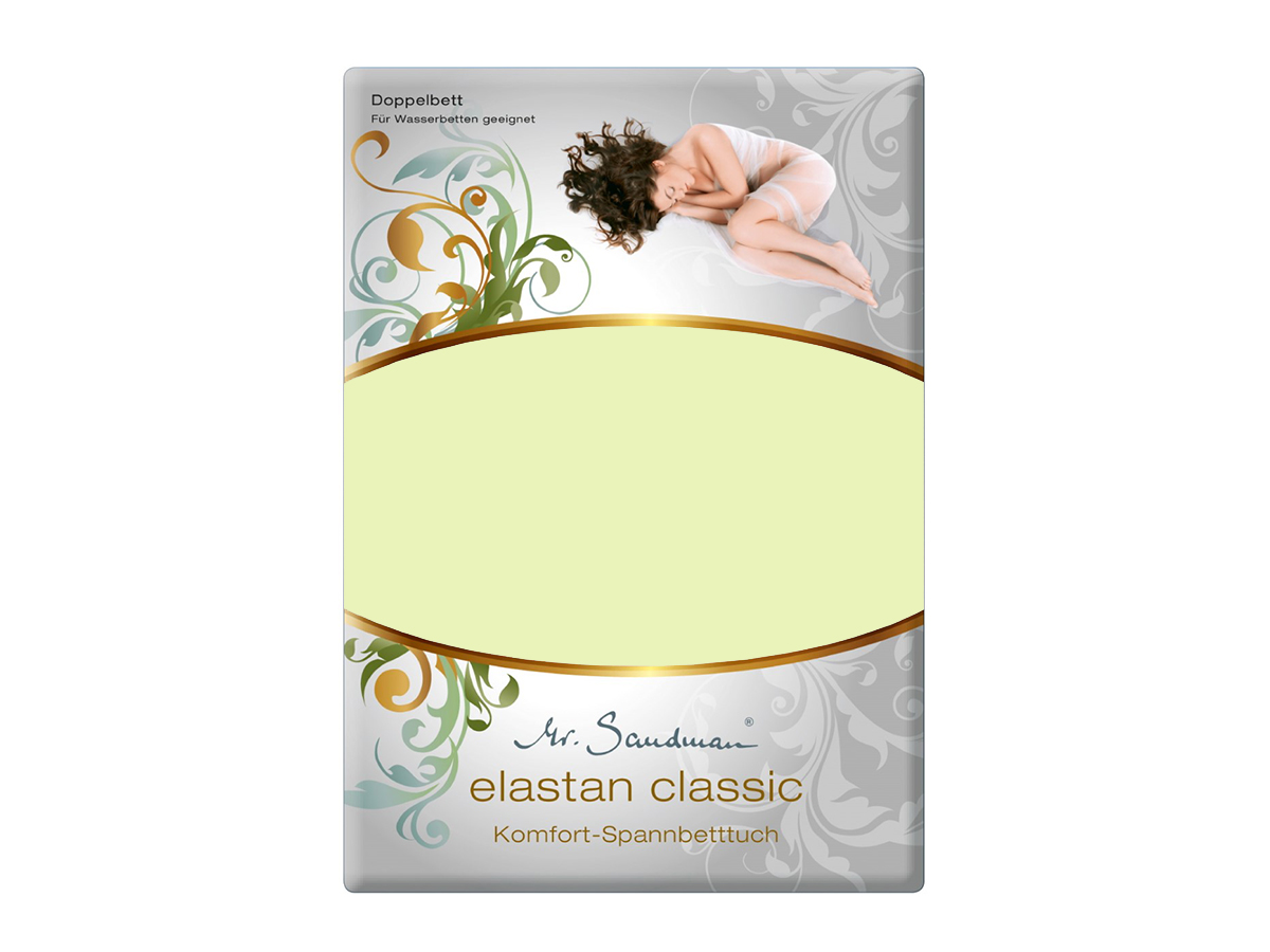 Mr Sandman Hoeslaken Jersey Elastan Classic – Kiwi | 180-200x200-220 cm | Hoogte 35 cm
