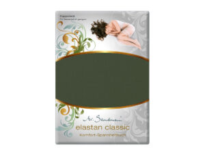 Mr Sandman Hoeslaken Elastan Classic Topper - Waldgrün | 180x200-210 cm | Hoogte 5-12 cm