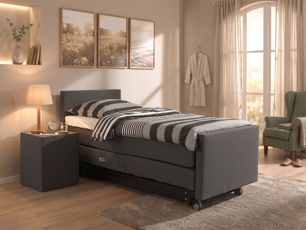 Boxspring Basic met pocketbinnenvering 1-persoons