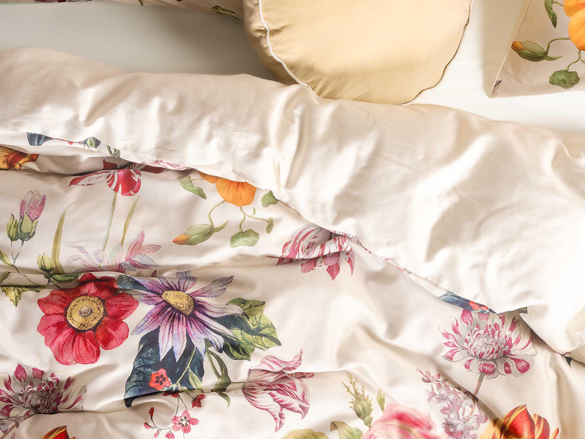 Florea Duvet cover Vanilla 1p set 140x220+60x70 - Afbeelding 2