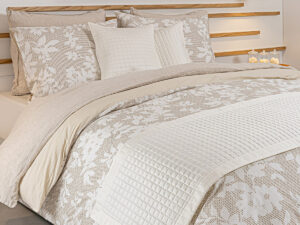 Dommelin Dekbedovertrek Porto 100% Katoen Percal - Beige | 240x200/220 cm + 2 kussenslopen