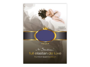 Mr Sandman Hoeslaken Jersey Elastan de Luxe - Dunkelblau | 120-130x200-220 cm | Hoogte 40 cm