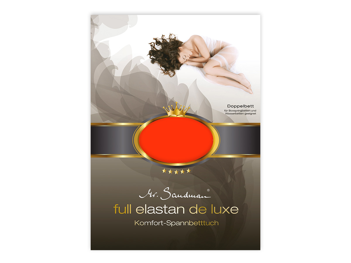 Mr Sandman Hoeslaken Jersey Elastan de Luxe - Kamin | 90-100x200-220 cm | Hoogte 40 cm