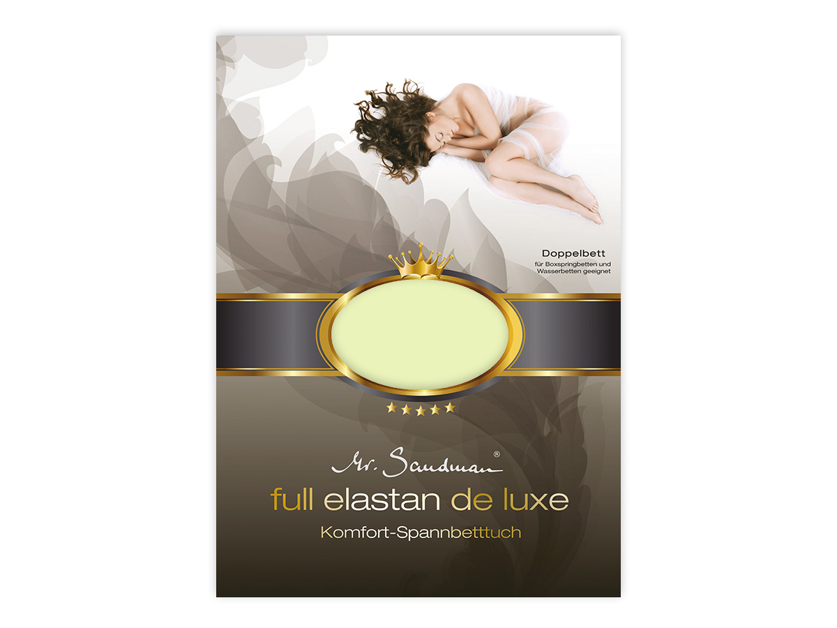 Mr Sandman Hoeslaken Jersey Elastan de Luxe - Kiwi | 140-160x200-220 cm | Hoogte 40 cm