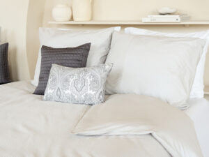 Dommelin Dekbedovertrek Liva 100% Katoen Percal - Zilver | 260x200/220 cm + 2 kussenslopen