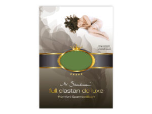Mr Sandman Hoeslaken Jersey Elastan de Luxe - Olivengrün | 180-200x200-220 cm | Hoogte 40 cm