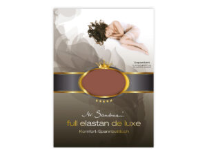 Mr Sandman Hoeslaken Jersey Elastan de Luxe - Tabak | 120-130x200-220 cm | Hoogte 40 cm