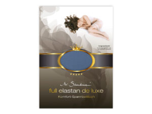 Mr Sandman Hoeslaken Jersey Elastan de Luxe - Taube | 120-130x200-220 cm | Hoogte 40 cm